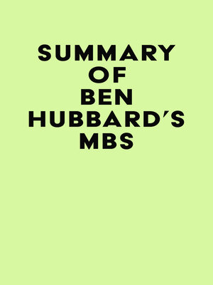 cover image of Summary of Ben Hubbard's MBS